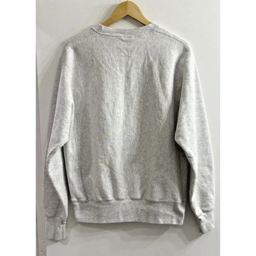 VTG Champion Reverse Weave Sweatshirt Mens M Gray Fleece Crewneck 90s Pullover